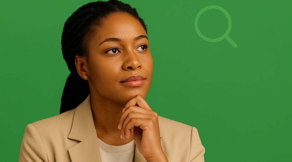 salesperson leading modern sales discovery conversation during client call